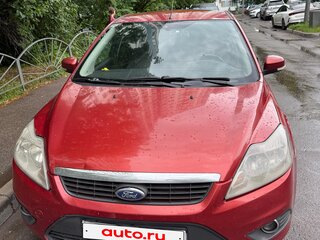 2008 Ford Focus II Рестайлинг, красный, 460000 рублей, вид 3