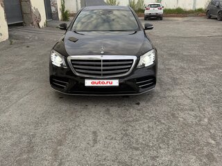 2019 Mercedes-Benz S-Класс 450 Long VI (W222, C217) Рестайлинг, чёрный, 7500000 рублей, вид 1