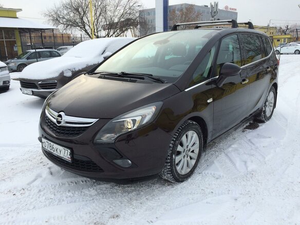 2013 Opel Zafira C, коричневый - вид 1