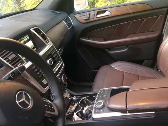 2014 Mercedes-Benz GL-Класс 350 II (X166), белый - вид 4