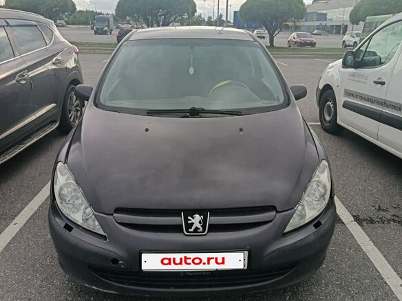 2001 Peugeot 307 I, фиолетовый, 190000 рублей - вид 1