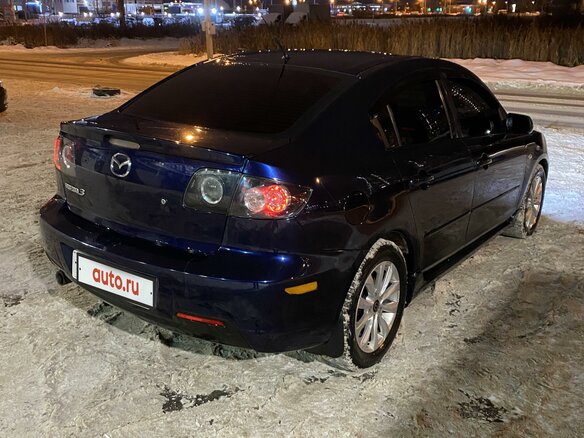 2008 Mazda 3 5-speed I (BK) Рестайлинг, синий - вид 1