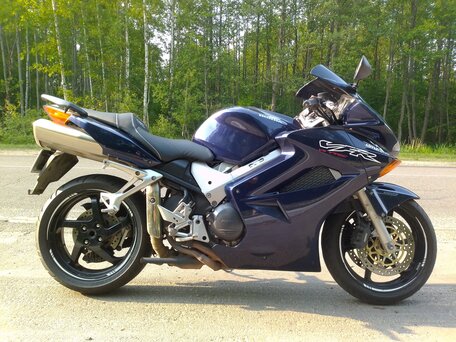 2007 Honda VFR 800, синий, 460000 рублей, вид 2