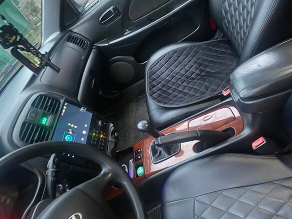 2008 Hyundai Sonata ТагАЗ IV (EF) Рестайлинг, серый, 600000 рублей - вид 8