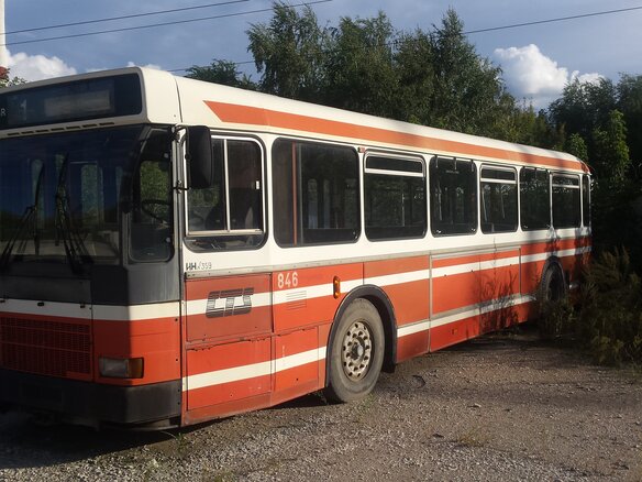 1992 Neoplan Euroliner, оранжевый