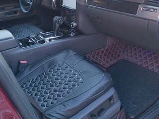 2003 Volkswagen Touareg I, красный, 740000 рублей, вид 5