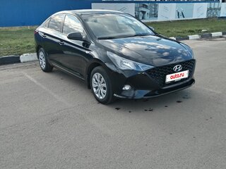 2020 Hyundai Solaris II Рестайлинг, чёрный, 1530000 рублей, вид 2
