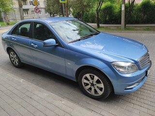 2010 Mercedes-Benz C-Класс 180 BlueEFFICIENCY III (W204), голубой, 1500000 рублей, вид 1