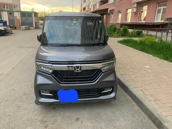 2020 Honda N-BOX II Рестайлинг, серый