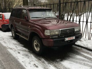 1996 Toyota Land Cruiser 80 Series Рестайлинг, пурпурный, 1500000 рублей, вид 1