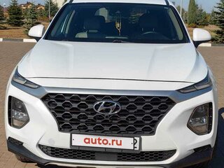 2019 Hyundai Santa Fe IV, белый, 2840000 рублей, вид 4