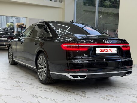 2021 Audi A8 Long 55 TFSI IV (D5), чёрный, 5799999 рублей, вид 3