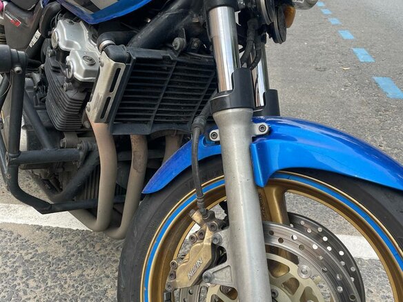 2005 Honda CB 400 Super Four, синий, 410000 рублей - вид 5