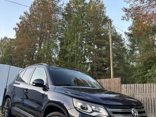 2014 Volkswagen Tiguan I Рестайлинг, синий, 1530000 рублей, вид 2