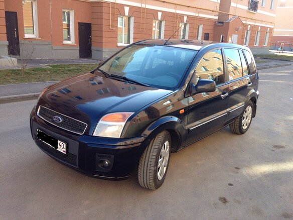 2011 Ford Fusion I Рестайлинг, чёрный - вид 1