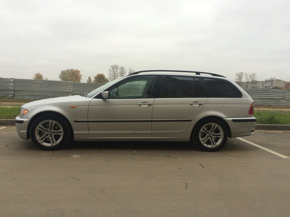 2002 BMW 3 серии 320d IV (E46) Рестайлинг, серый - вид 3