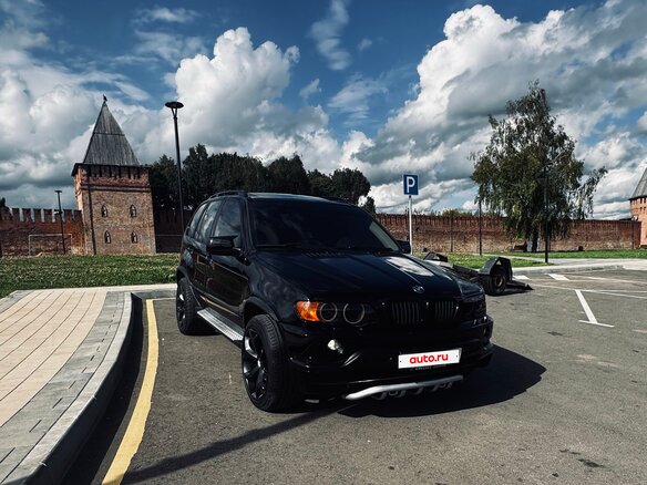 2002 BMW X5 3.0i I (E53), чёрный - вид 7
