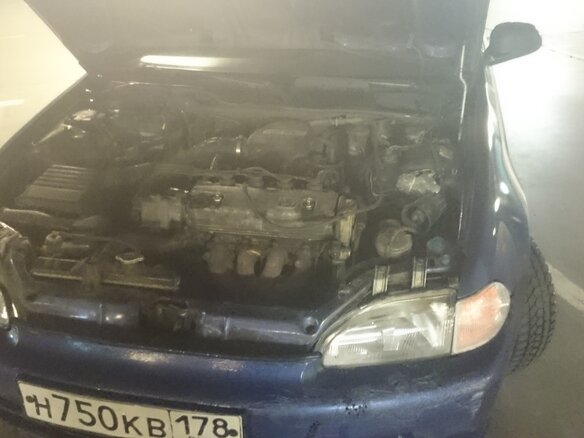 1991 Honda Civic V, синий - вид 1
