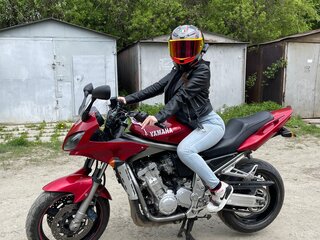 2002 Yamaha FZS1000 Fazer, красный, 360000 рублей, вид 1