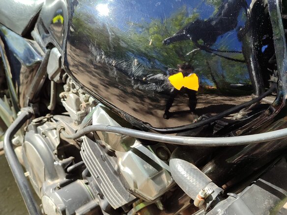 1995 Honda CB 400 Super Four, жёлтый, 250000 рублей - вид 10