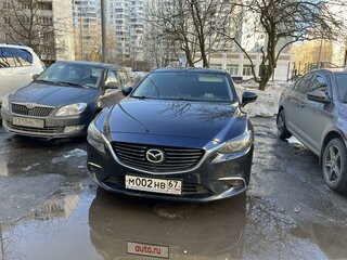2017 Mazda 6 III (GJ) Рестайлинг, синий, 2050000 рублей, вид 2