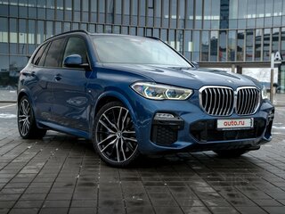 2019 BMW X5 30d IV (G05/G18), синий, 6181070 рублей, вид 2