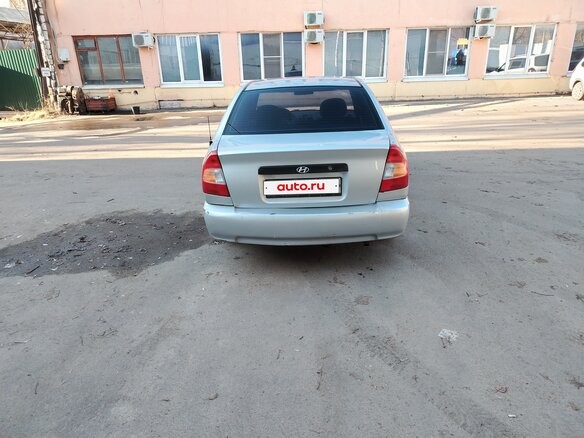 2004 Hyundai Accent ТагАЗ II, серый, 370000 рублей - вид 2