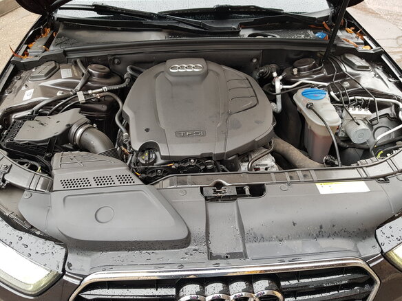 2014 Audi A4 IV (B8) Рестайлинг, серый - вид 9