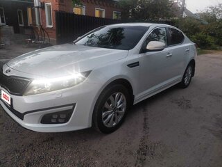 2015 Kia Optima III Рестайлинг, белый, 1370000 рублей, вид 1