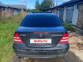 2006 Mercedes-Benz C-Класс 180 II (W203) Рестайлинг, чёрный, 450000 рублей, вид 3