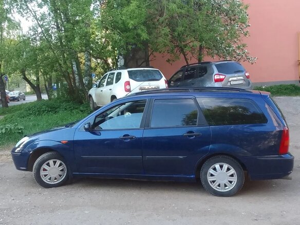 2002 Ford Focus I Рестайлинг, синий, 150000 рублей - вид 4