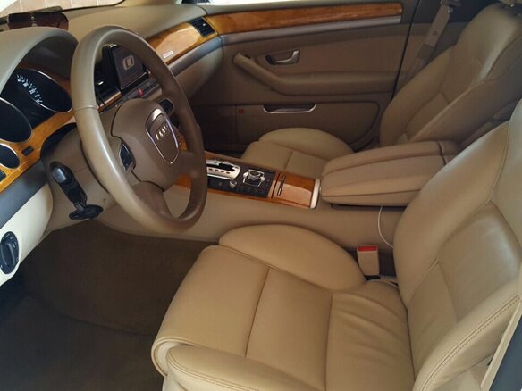 2008 Audi A8 II (D3) Рестайлинг 2, белый - вид 16