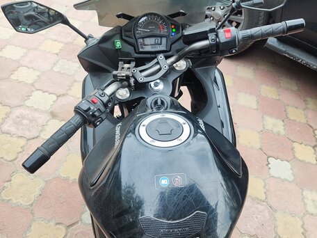 2015 Kawasaki ER-6F (Ninja 650R), чёрный, 499000 рублей, вид 4