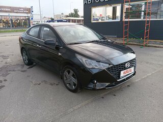 2021 Hyundai Solaris II Рестайлинг, чёрный, 1280000 рублей, вид 5