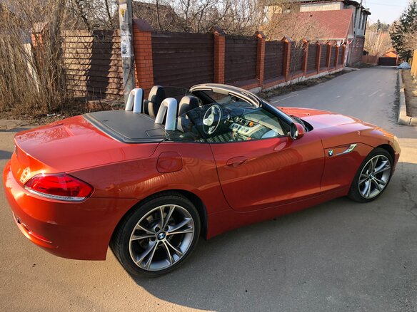 2013 BMW Z4 20i II (E89) Рестайлинг, оранжевый - вид 6