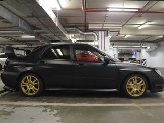 2006 Subaru Impreza WRX II Рестайлинг 2, чёрный, 1350000 рублей, вид 3