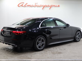 2022 Mercedes-Benz S-Класс 400 d 4MATIC VII (W223), чёрный, 8500000 рублей, вид 4
