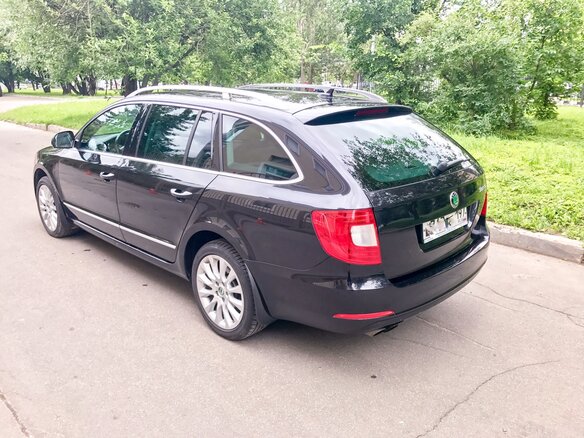 2012 Skoda Superb II, чёрный - вид 6
