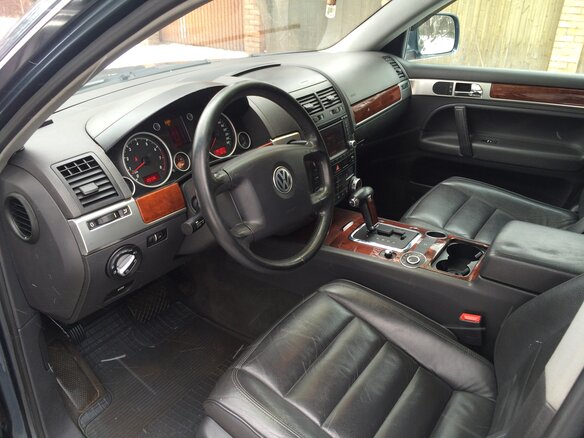 2004 Volkswagen Touareg I, серый - вид 8