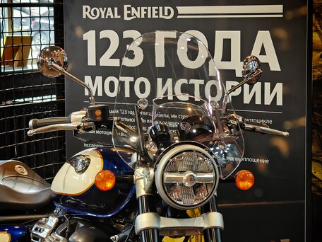 2026 Royal Enfield Super Meteor, синий, 792000 рублей, вид 3