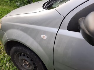 2005 Chevrolet Aveo I, серебристый, 200000 рублей, вид 2