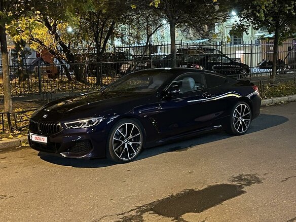 2021 BMW 8 серии 840d xDrive II (G14/G15/G16), синий - вид 3