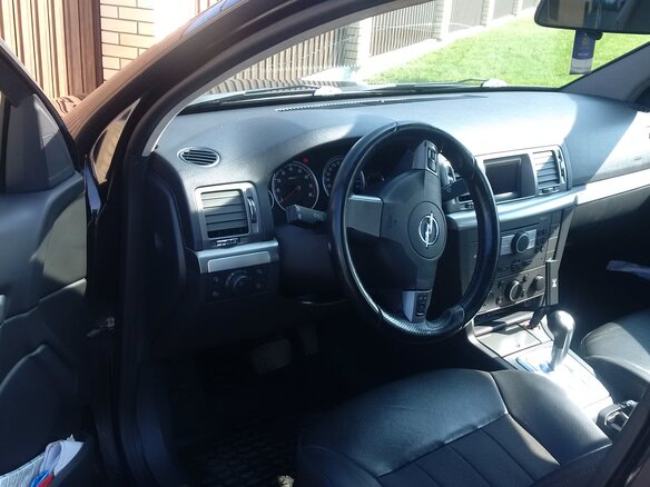 2008 Opel Vectra C Рестайлинг, чёрный, 550000 рублей - вид 5