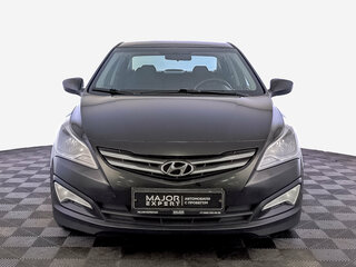 2016 Hyundai Solaris I Рестайлинг, чёрный, 885000 рублей, вид 2