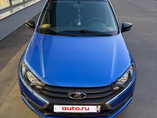 2021 Lada (ВАЗ) Granta I Рестайлинг, синий, 818000 рублей, вид 2