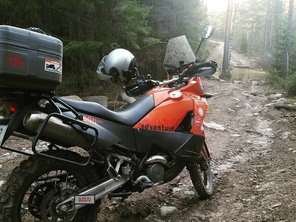 2006 KTM 990 Adventure, оранжевый