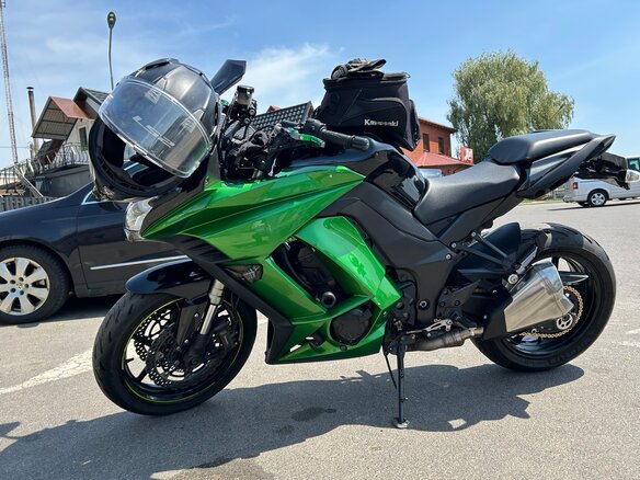 2014 Kawasaki Z 1000SX, зелёный, 750000 рублей - вид 5