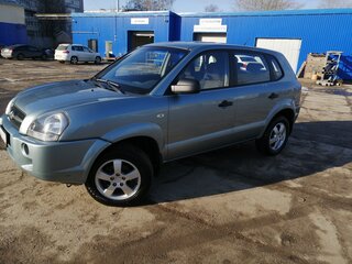 2007 Hyundai Tucson I, голубой, 1100000 рублей, вид 3