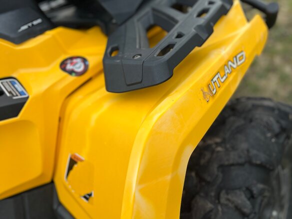 2013 BRP Can-Am Outlander 500, жёлтый, 790000 рублей - вид 15