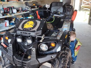 2017 Stels ATV-600YS Leopard, чёрный, 599000 рублей, вид 1